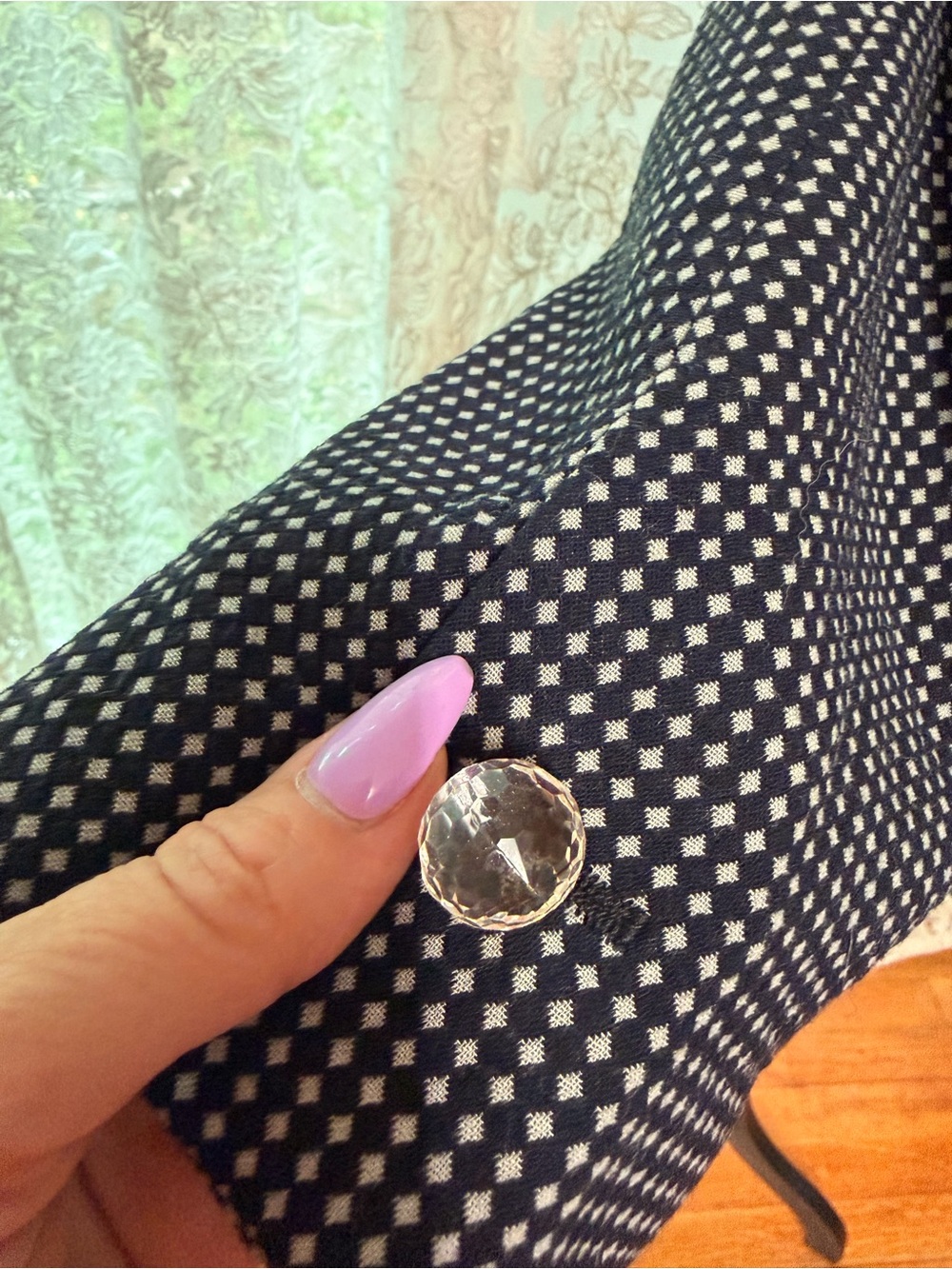 Vintage Giorgio Armani Tailored Blazer | Crystal Button Jacket | Made in Italy - Picture 5 of 8